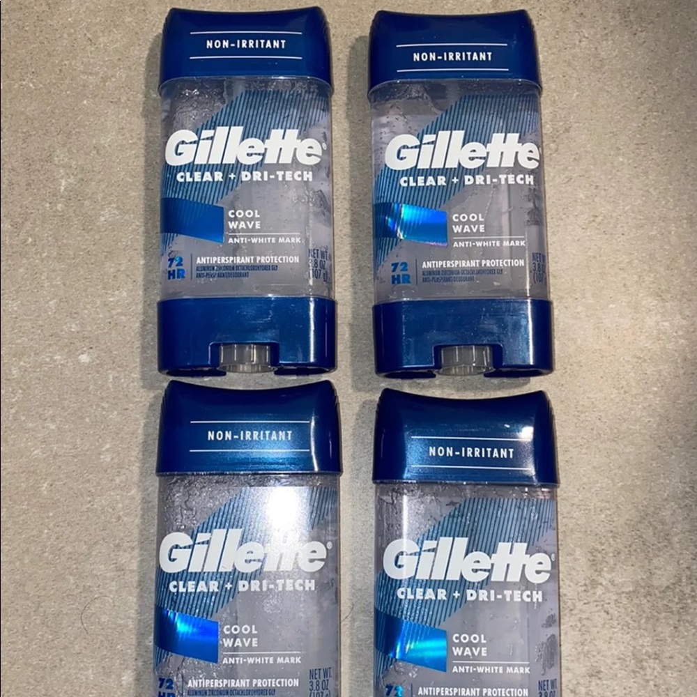 Gillette cool wave clear gel antiperspirant